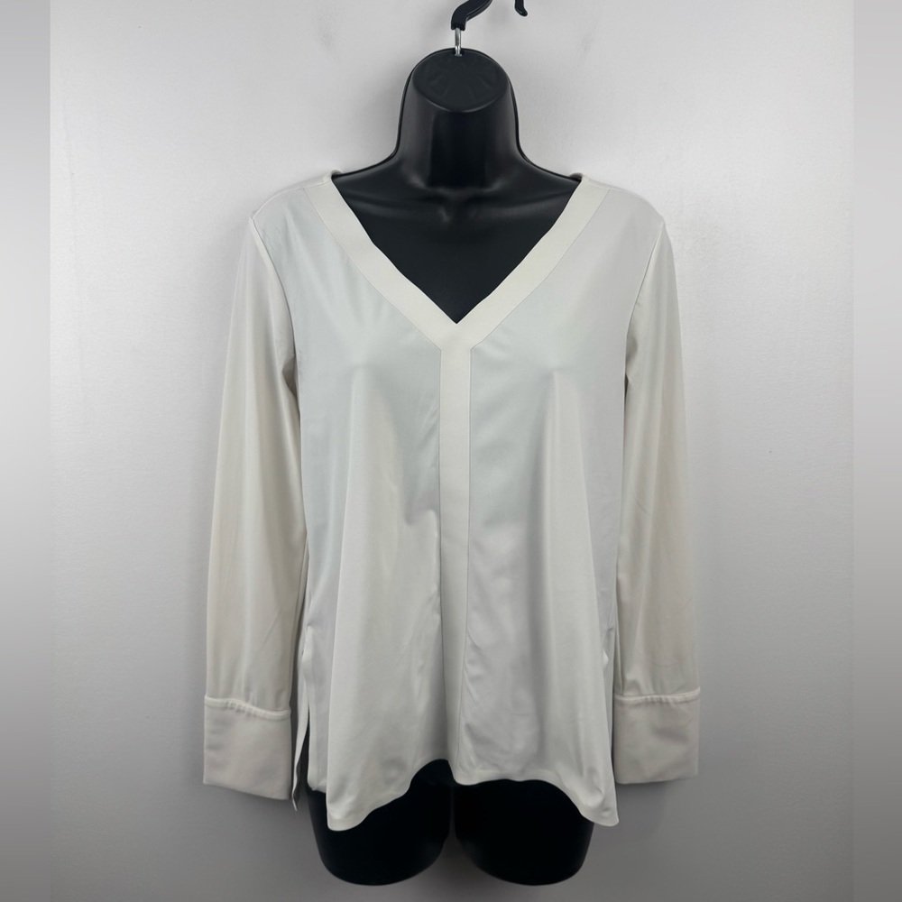 Aday Women V Neck Long Sleeve Shirt Size‎ XS